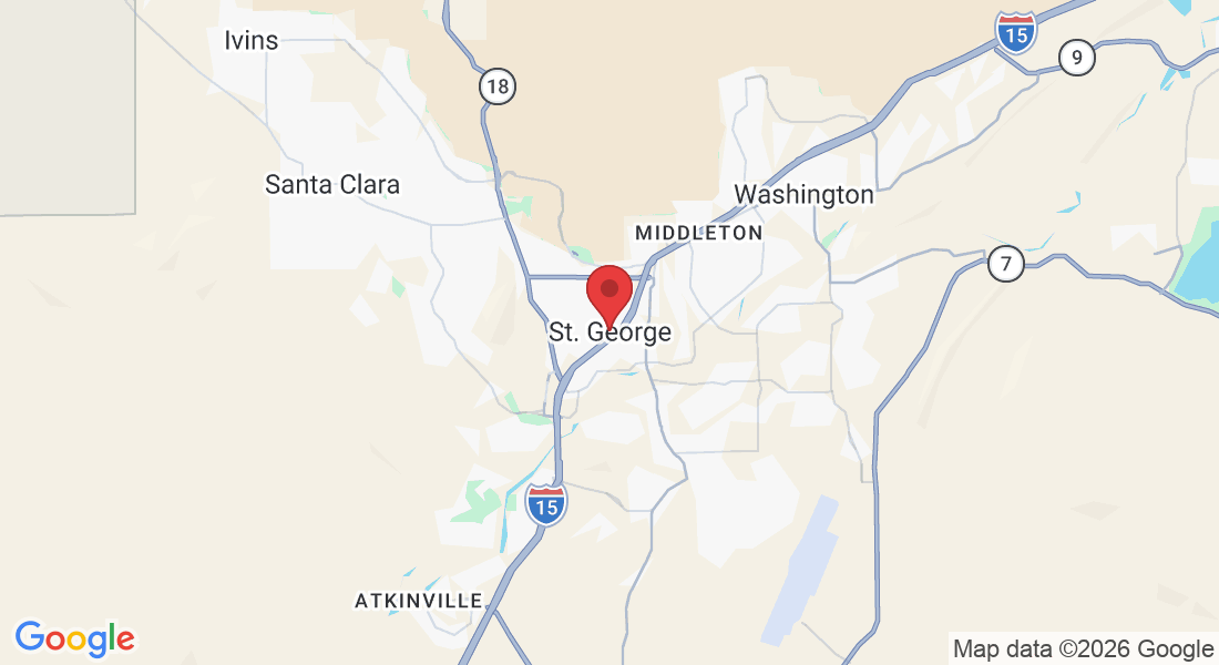 Map of service area